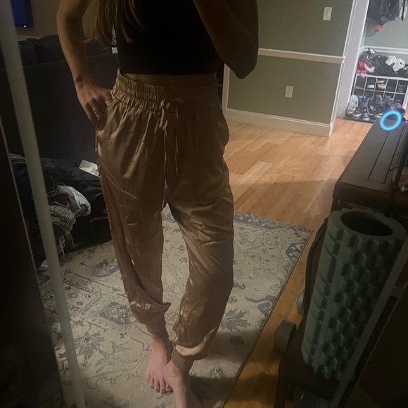 Gorgeous satin pants - Picture 3 of 5